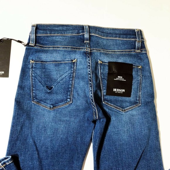 NWT Hudson Nico Cigarette Straight Ankle Jeans - Picture 7 of 8